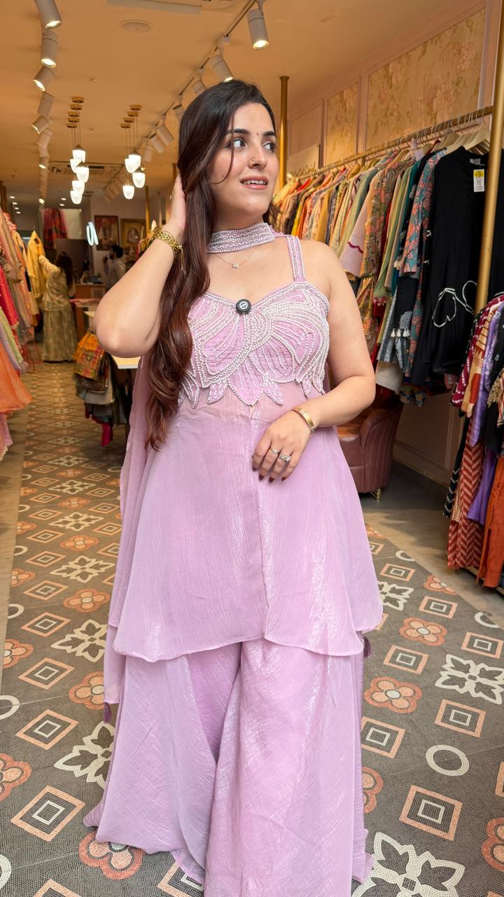 Embellished Indo-Western Lehenga