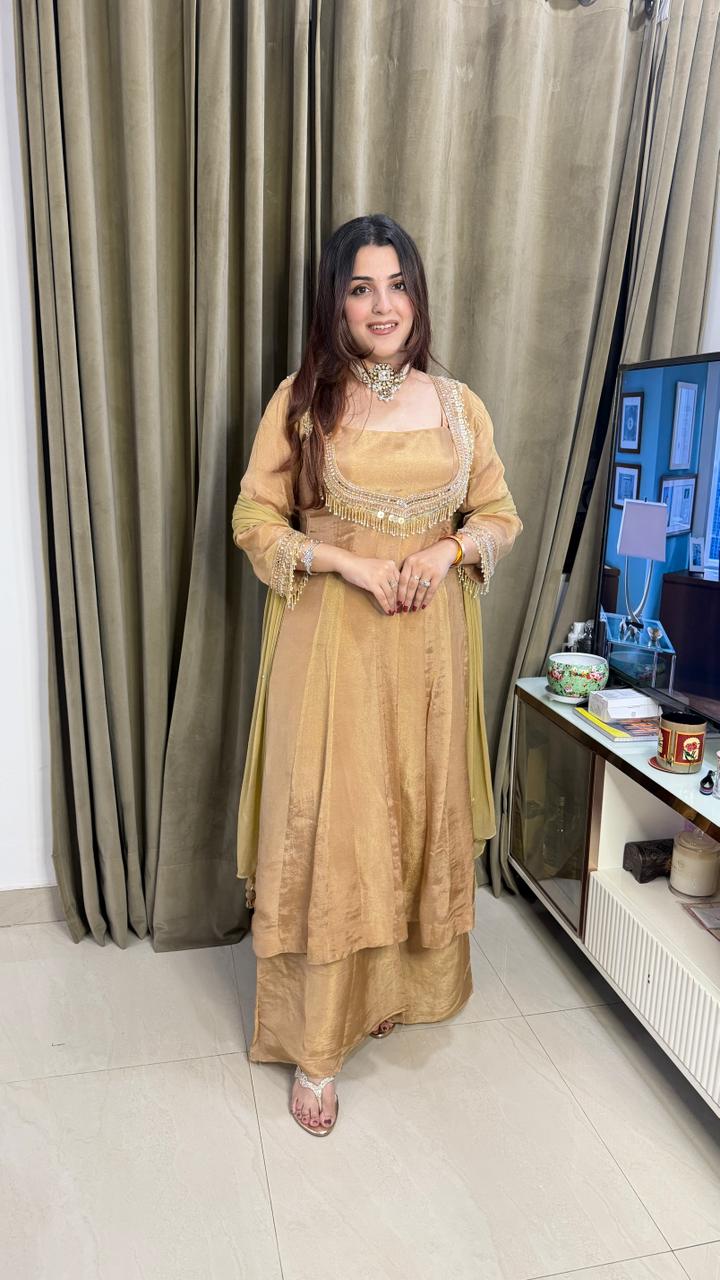 Regal Embroidered Anarkali Suit Set