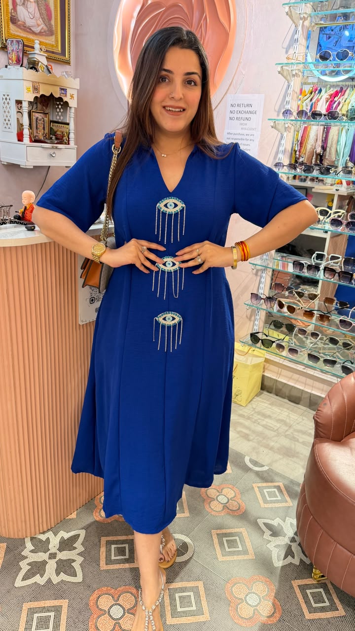 Contemporary Indo-Western Embellished A-Line top