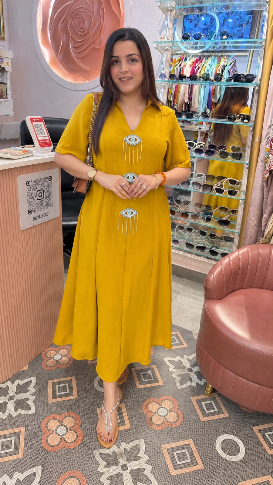 Contemporary Indo-Western Embellished A-Line top