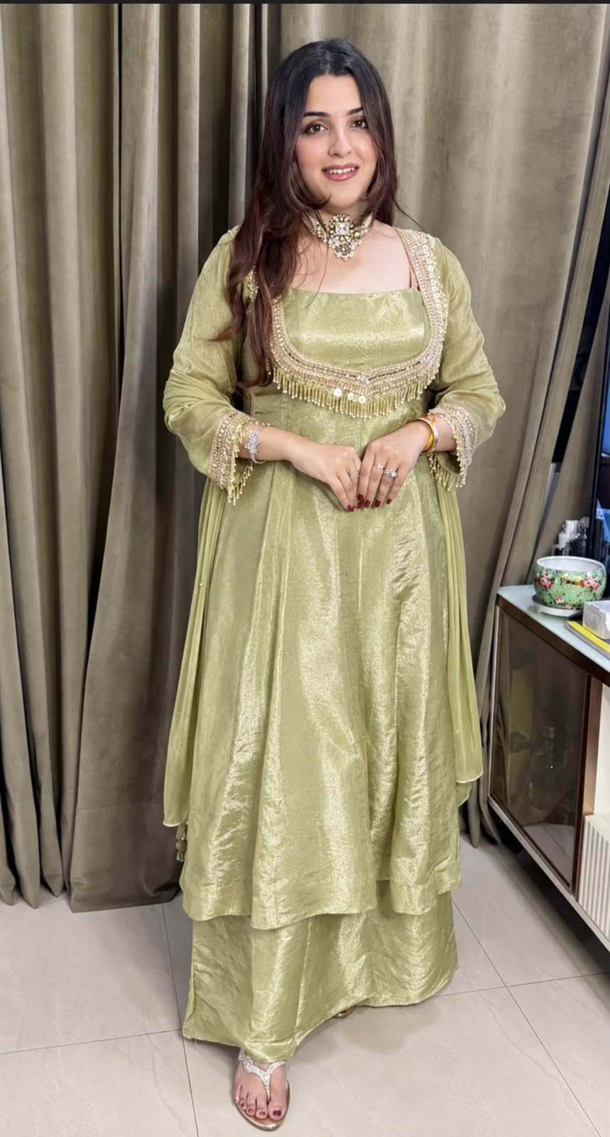 Regal Embroidered Anarkali Suit Set