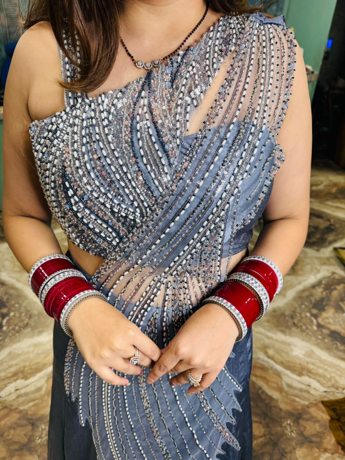 Emerald Flame Forest Gown