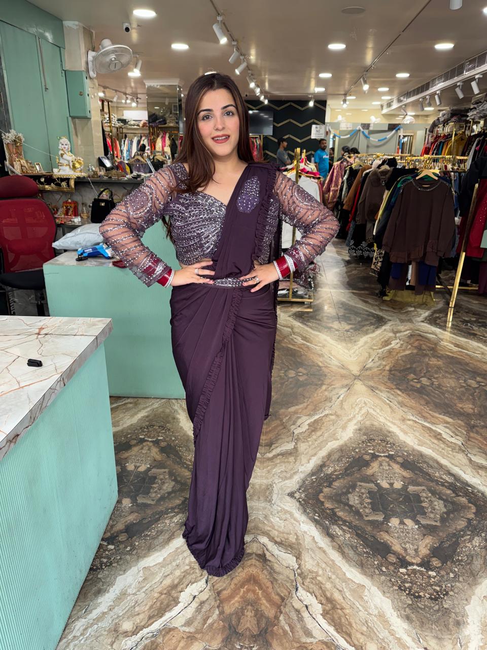 Vulture saree set