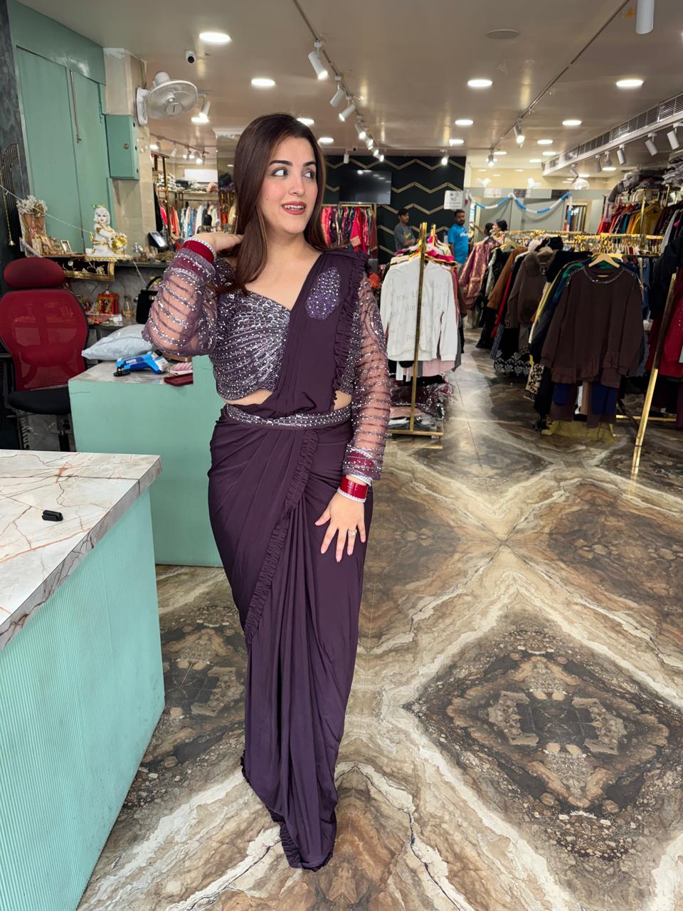 Vulture saree set