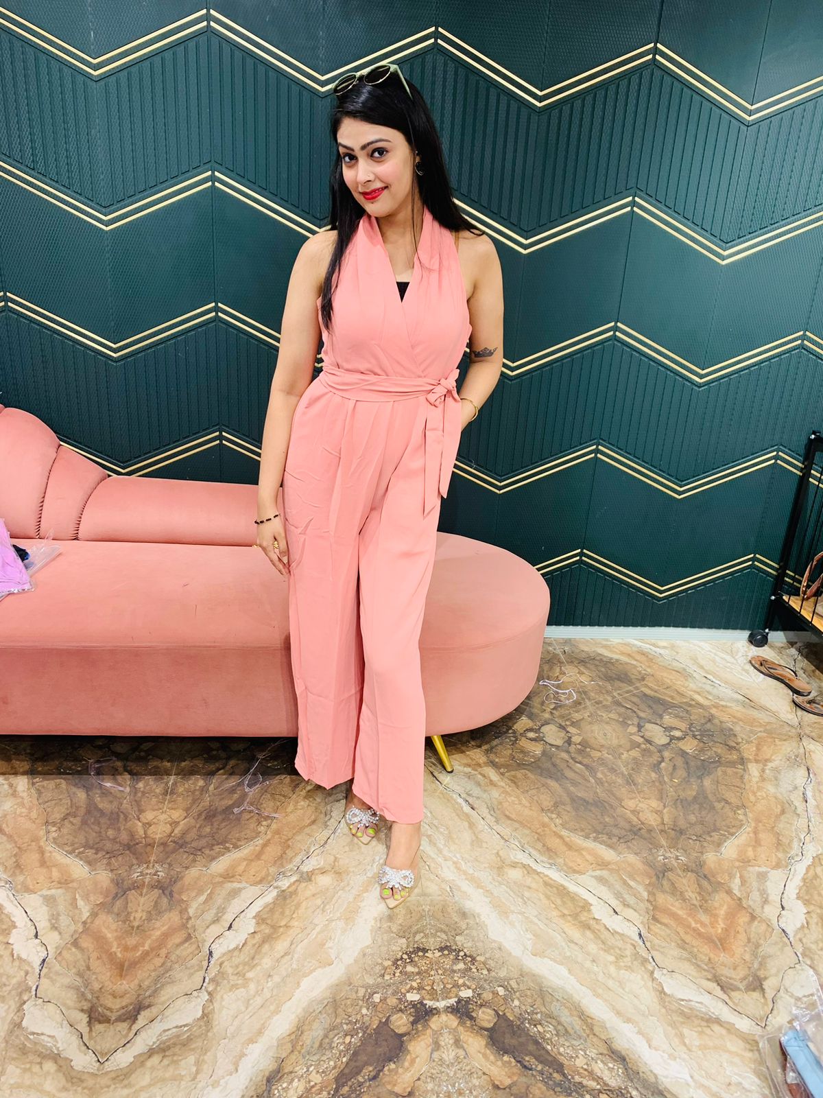 Solids Full leg jumpsuit