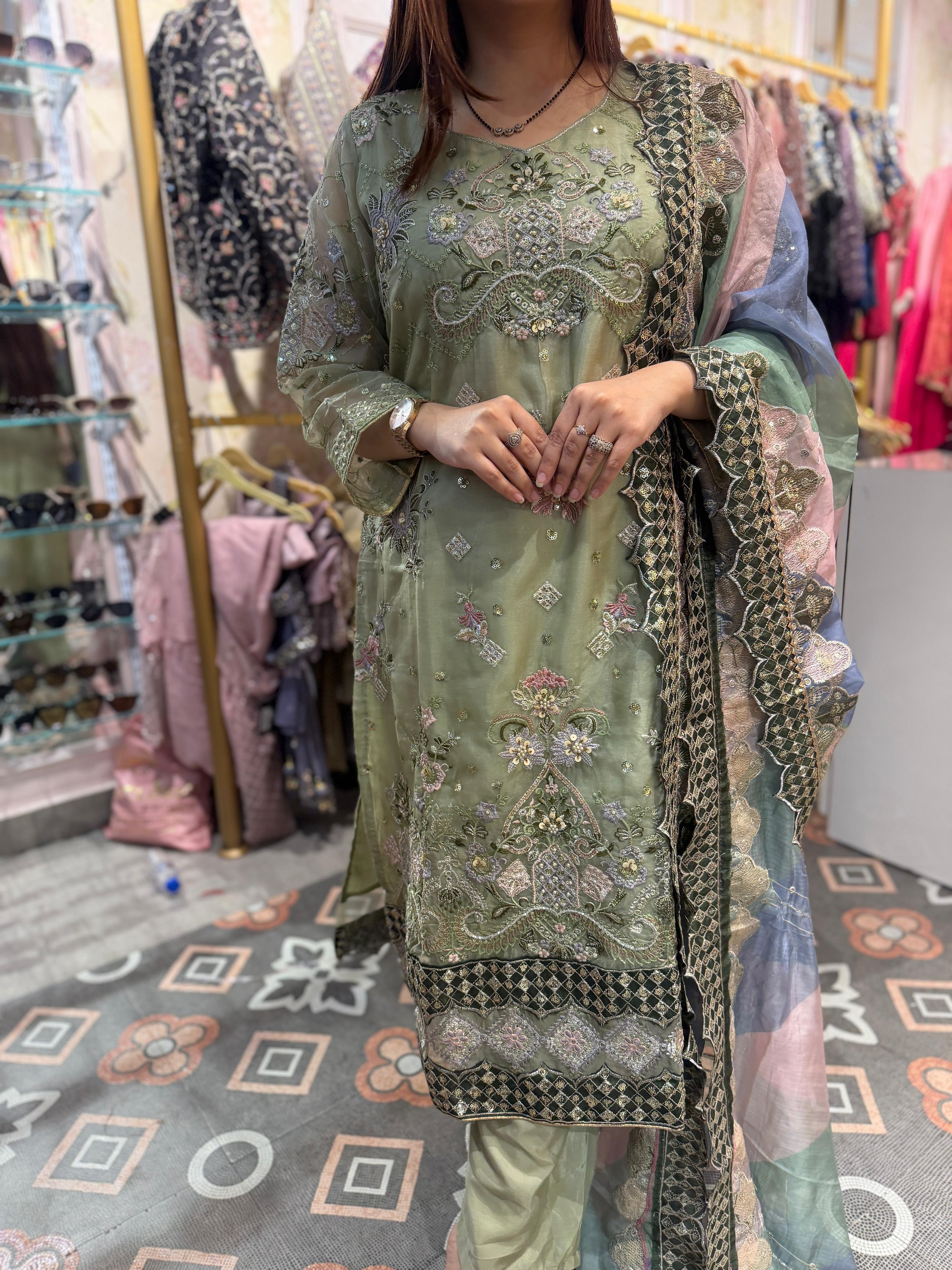 Blossom Luxury Embroidered 3PC Suit