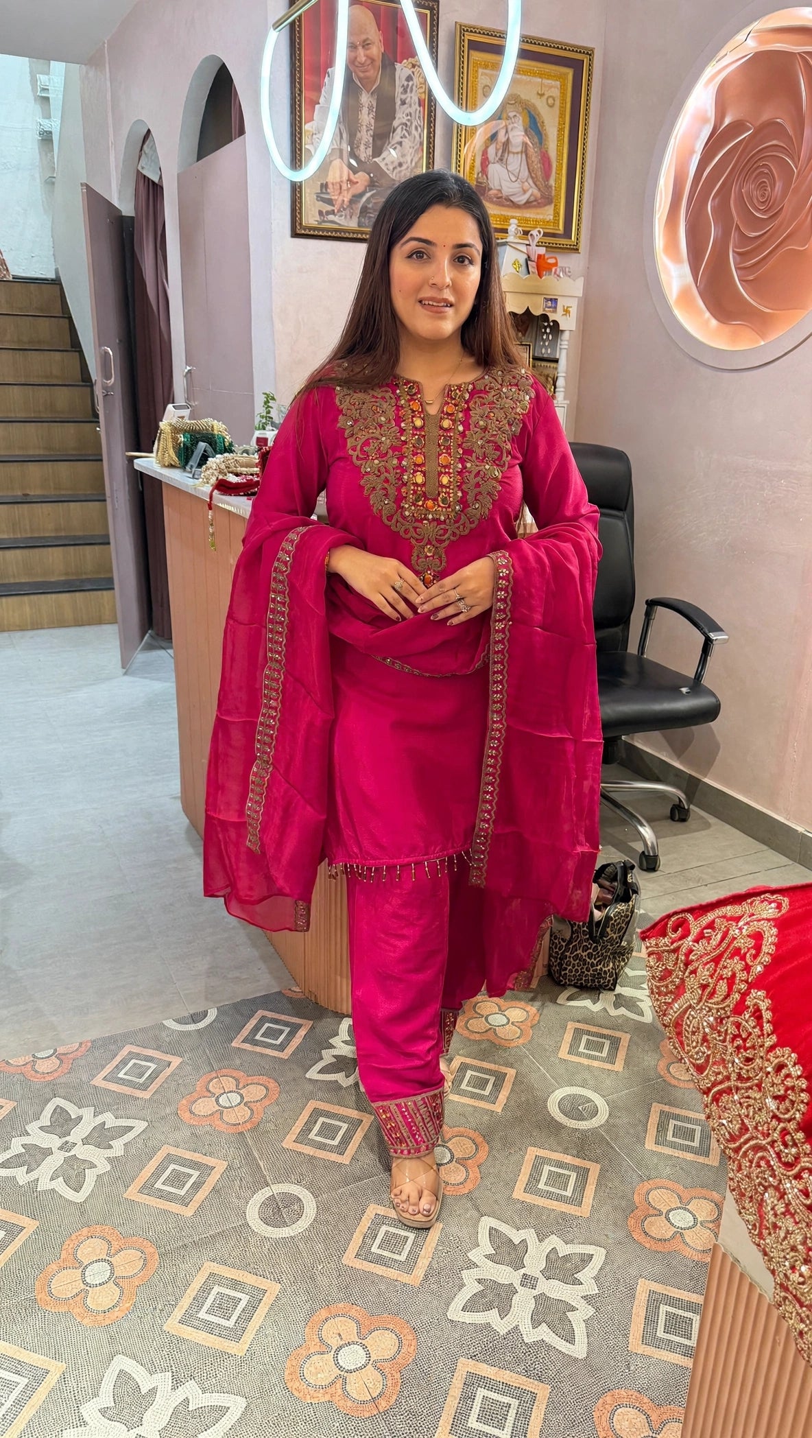 Embroidered Designer Patiala Suit