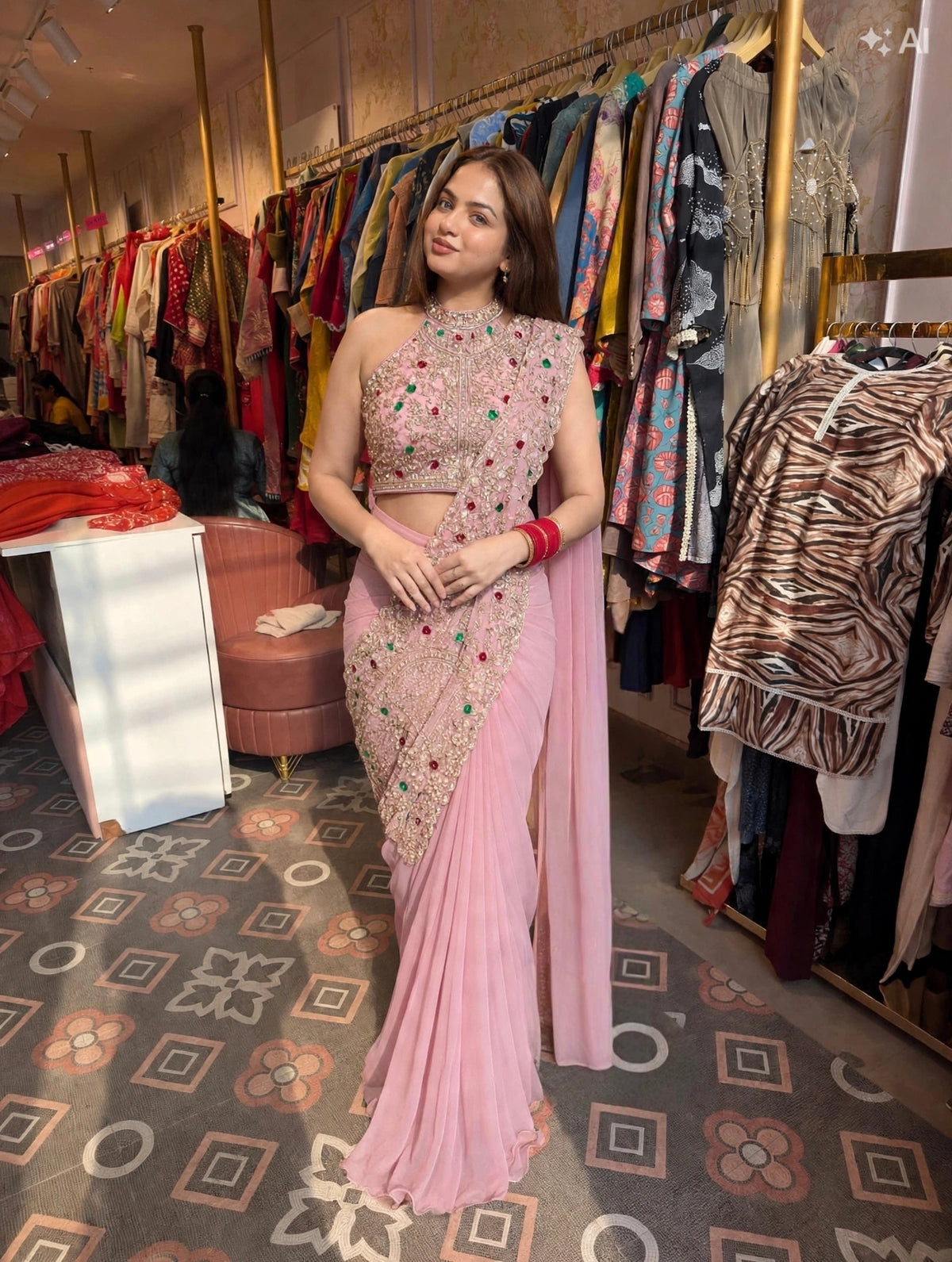 Designer Pre-Draped / Drape Saree