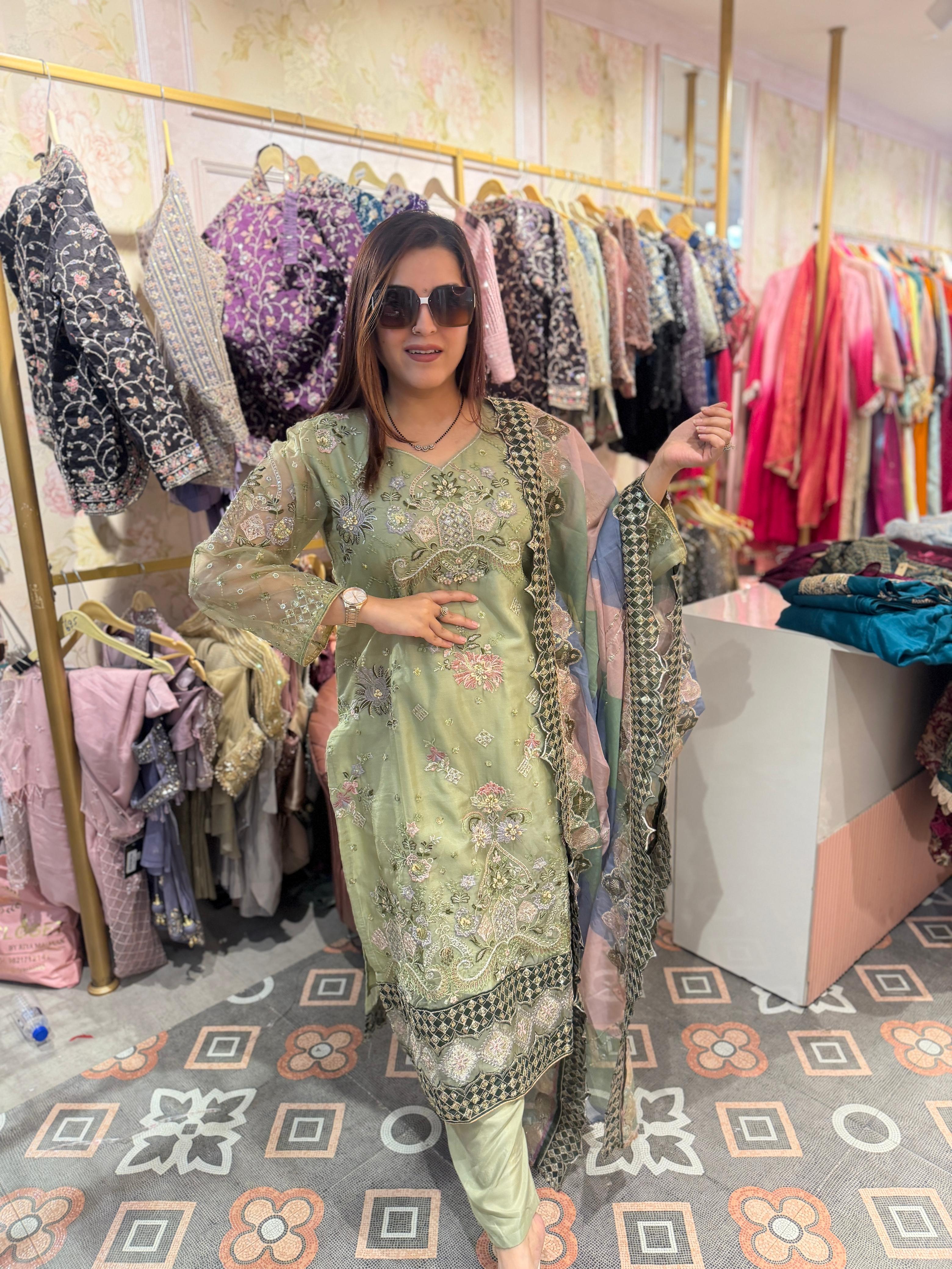 Blossom Luxury Embroidered 3PC Suit